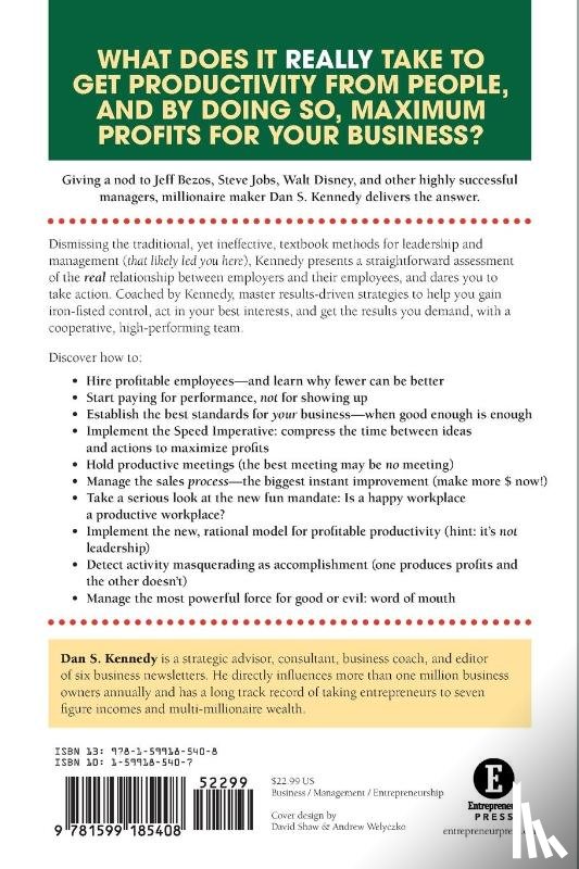 Kennedy, Dan S. - No B.S. Ruthless Management of People and Profits
