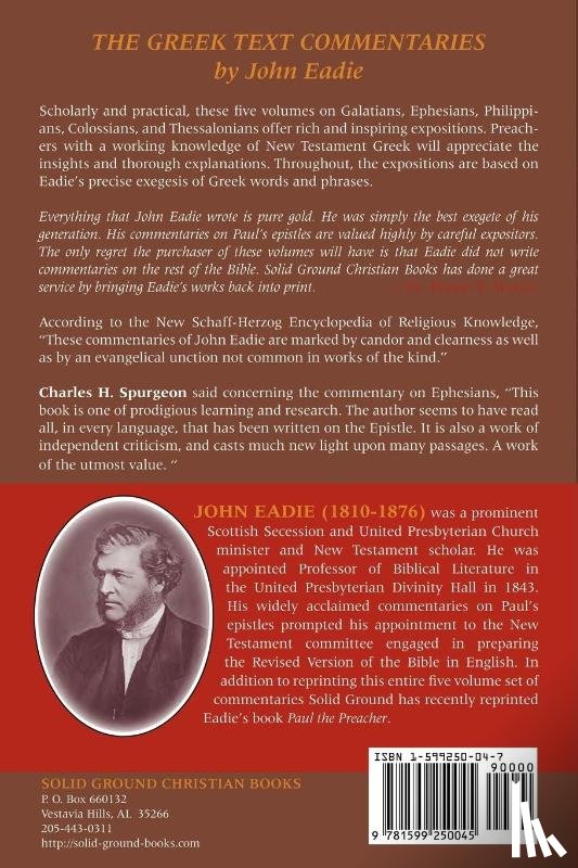 Eadie, John - Commentary on Ephesians