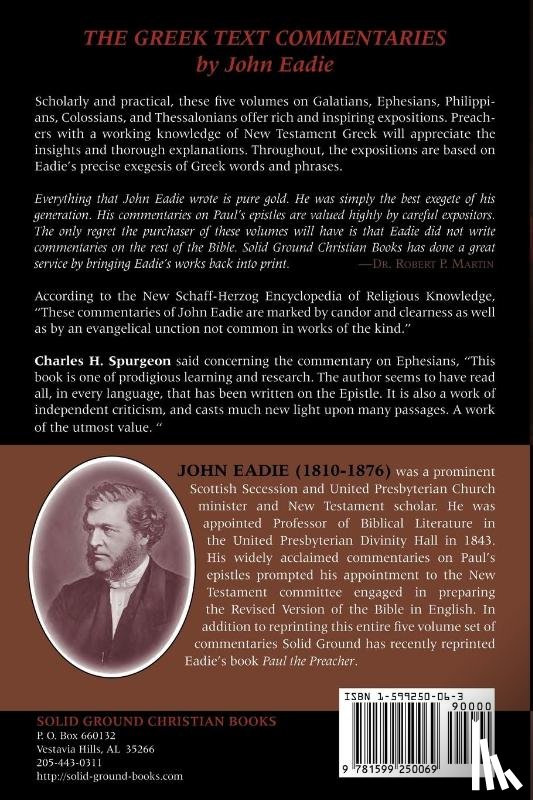 Eadie, John - Commentary on Colossians