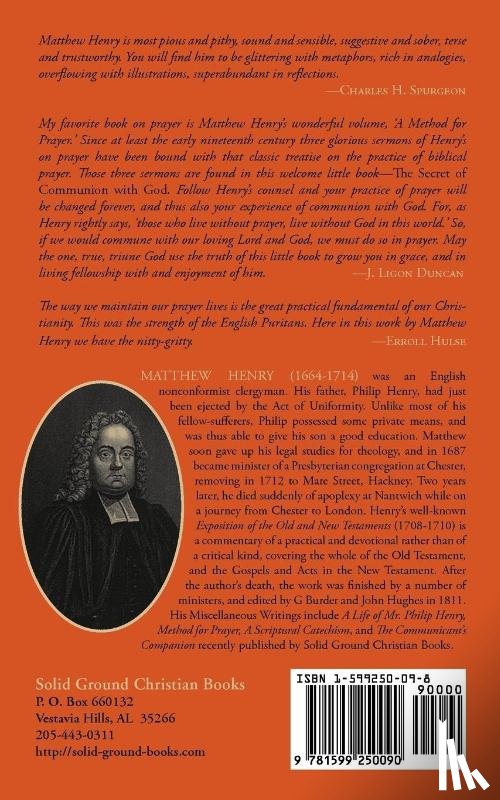 Henry, Professor Matthew - The Secret of Communion with God