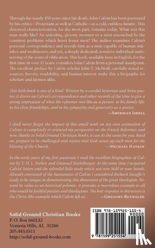Stauffer, Richard - The Humanness of John Calvin