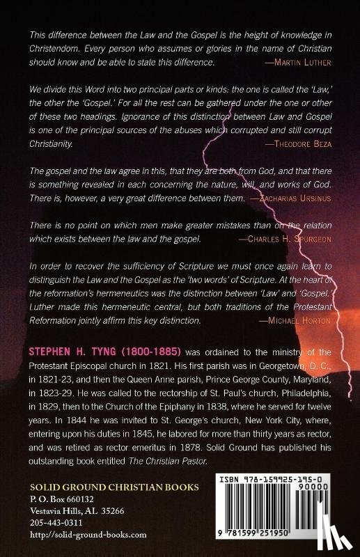Tyng, Stephen Higginson - Lectures on the Law and the Gospel