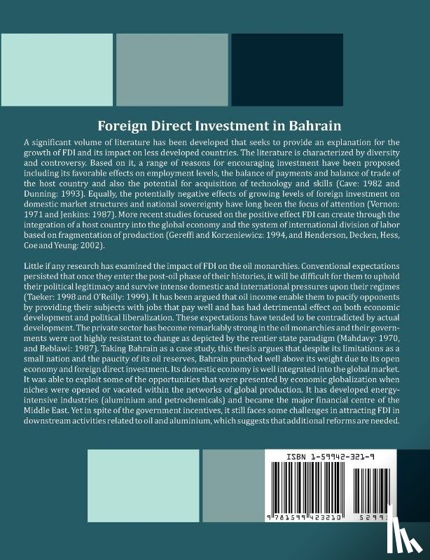 Al-Khalifa, Lobna Ali - Foreign Direct Investment in Bahrain