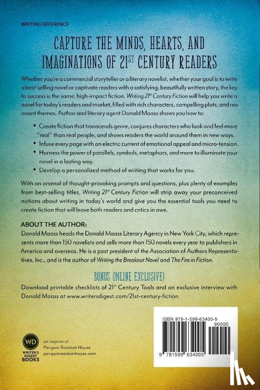 Donald Maass - Writing 21st Century Fiction
