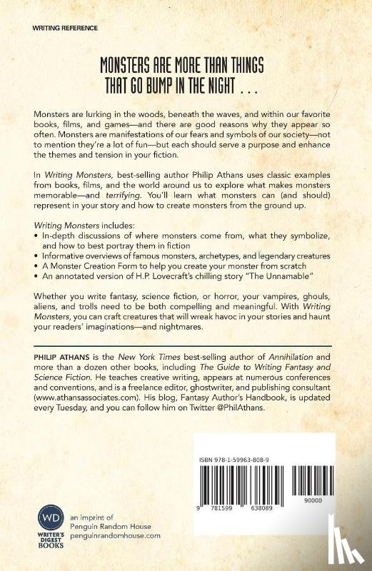 Athans, Philip - Writing Monsters