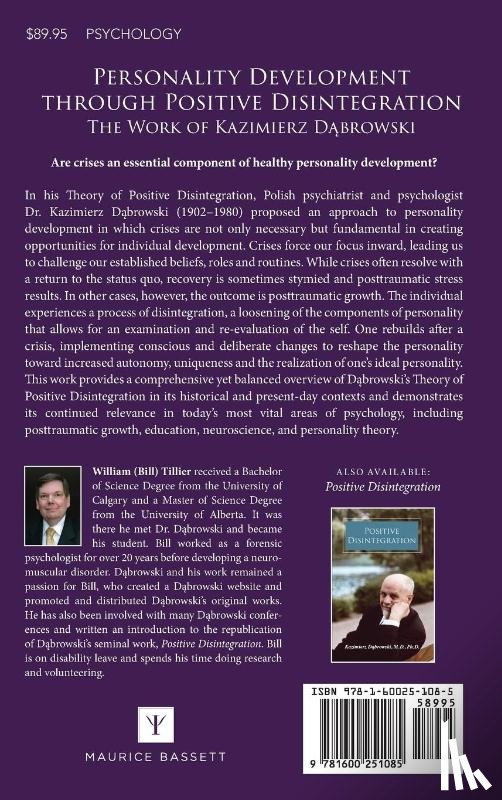 Tillier, William - Personality Development Through Positive Disintegration