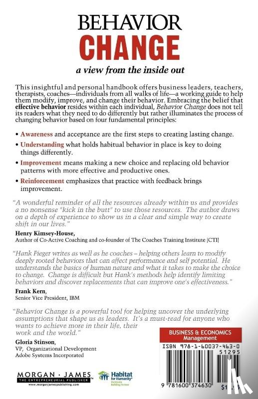 Fieger, Hank - Behavior Change
