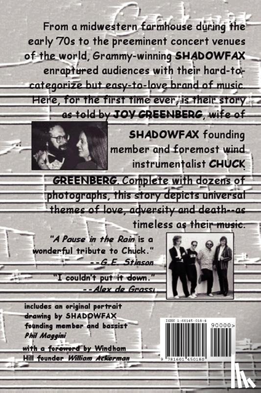 Greenberg, Joy - A PAUSE in the RAIN
