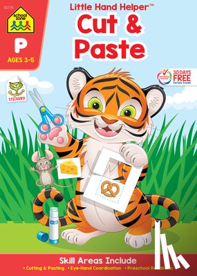 Zone, School - School Zone Cut & Paste Workbook with Stickers