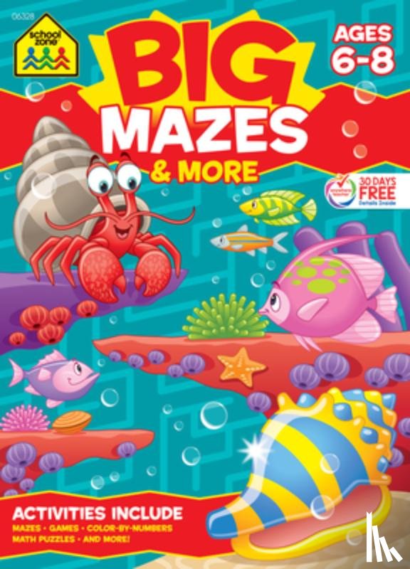 Zone, School - School Zone Big Mazes & More Workbook