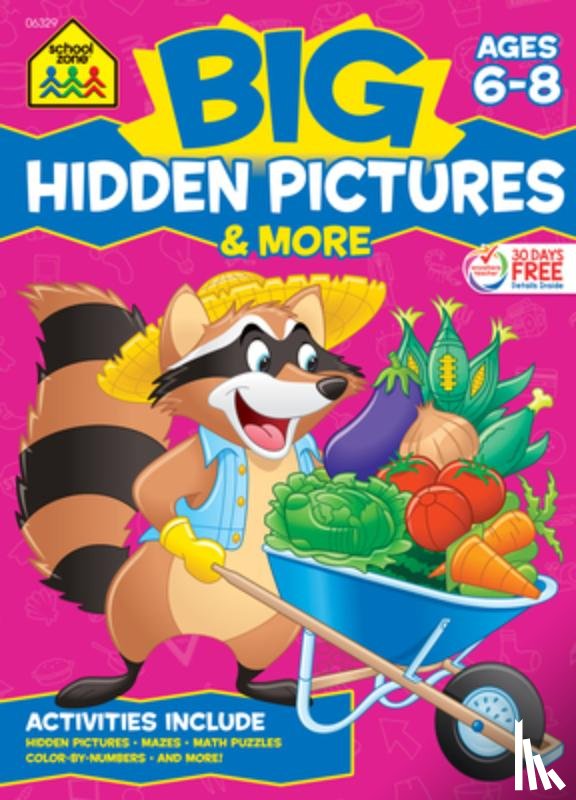 Zone, School - School Zone Big Hidden Pictures & More Workbook