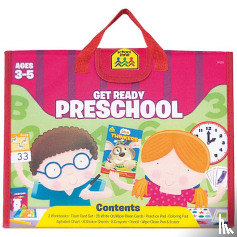 Zone, School - School Zone Get Ready Preschool Learning Playset