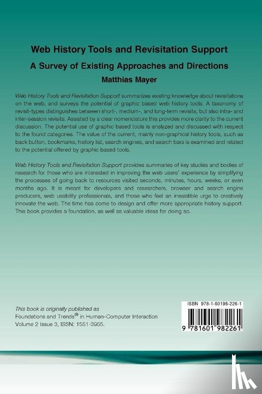 Mayer, Matthias - Web History Tools and Revisitation Support