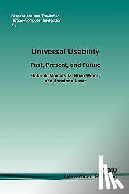 Meiselwitz, Gabriele, Wentz, Brian, Lazar, Jonathan - Universal Usability