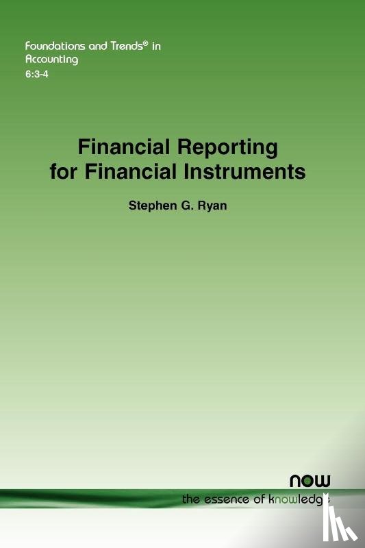 Ryan, Stephen G. - Financial Reporting for Financial Instruments