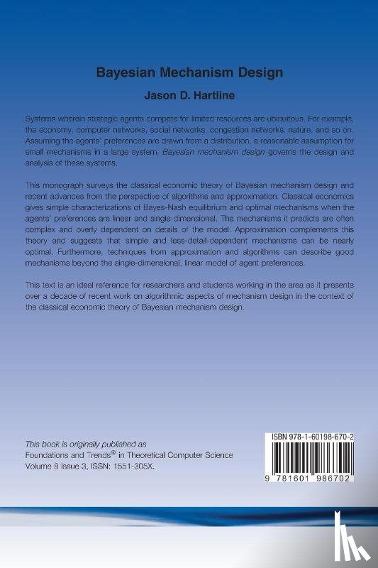 Hartline, Jason D. - Bayesian Mechanism Design