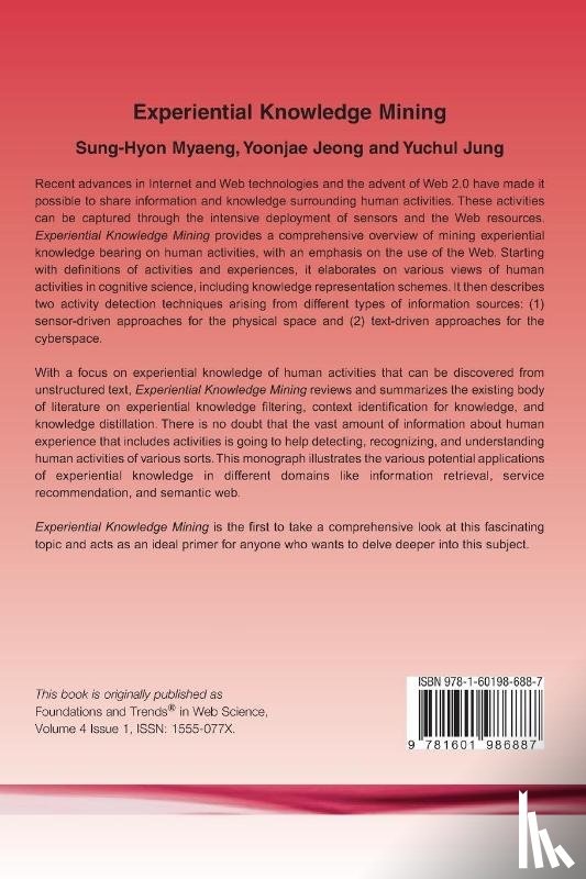 Myaeng, Sung-Hyon, Jeong, Yoonjae, Jung, Yuchul - Experiential Knowledge Mining
