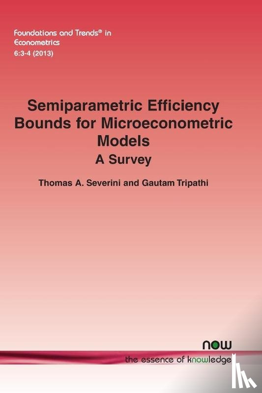 Severini, Thomas A., Tripathi, Gautam - Semiparametric Efficiency Bounds for Microeconometric Models