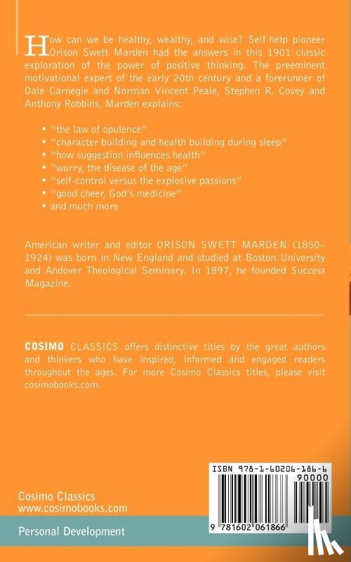 Marden, Orison Swett - Peace Power & Plenty
