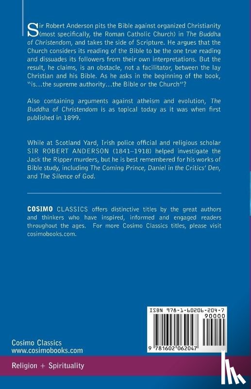 Anderson, Sir Robert (Institute for Social Studies in Medical Care London) - The Buddha of Christendom