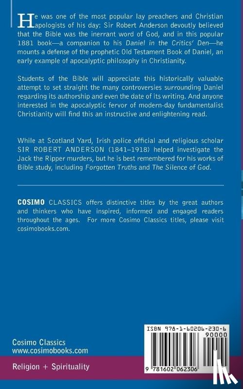 Anderson, Sir Robert (Institute for Social Studies in Medical Care London) - The Coming Prince