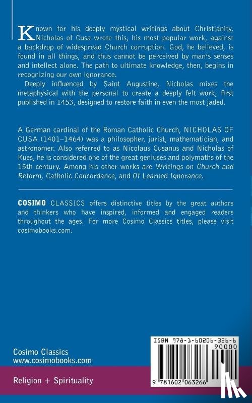 Nicholas of Cusa - The Vision of God