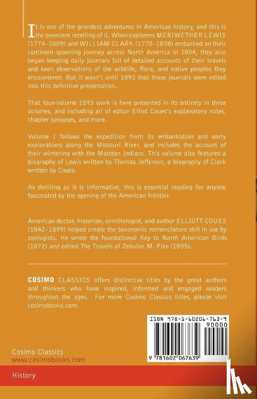  - History of the Expedition Under the Command of Lewis and Clark, Vol.1