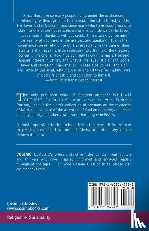 Guthrie, William - Christians' Great Interest