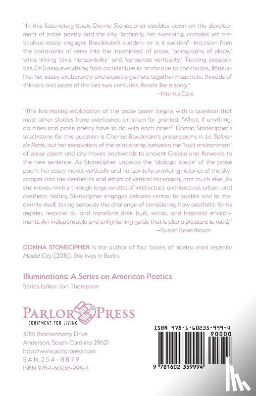 Stonecipher, Donna - Prose Poetry and the City