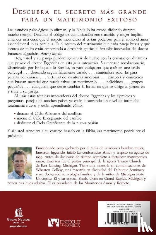 Eggerichs, Dr. Emerson - Amor y respeto - cuaderno de ejercicios