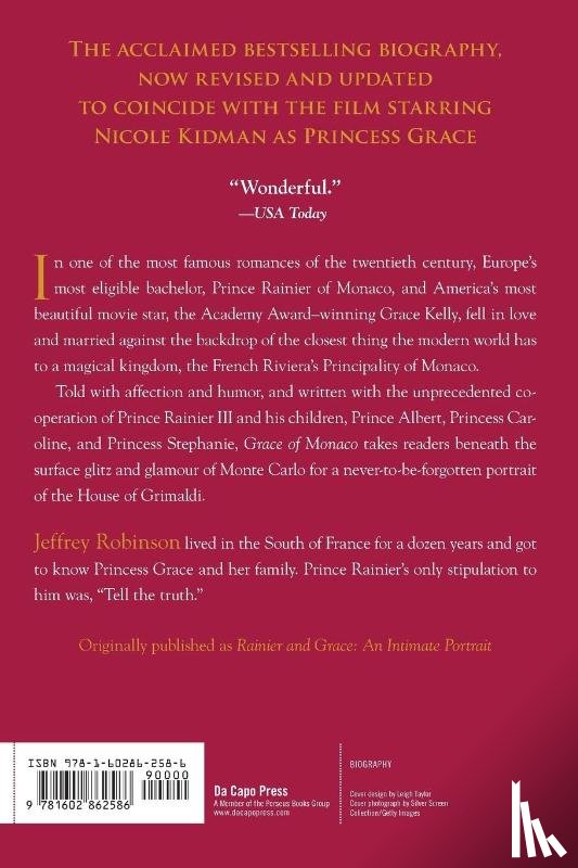 Robinson, Mr Jeffrey - Grace of Monaco