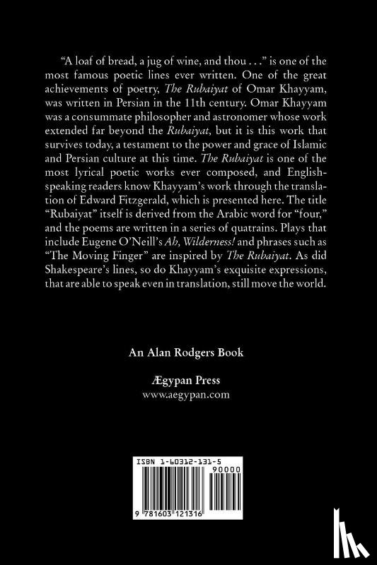 Khayyam, Omar - The Rubaiyat of Omar Khayyam, Fiction, Classics