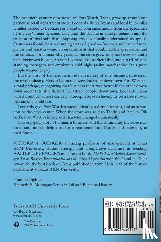 Buenger, Victoria L., Buenger, Walter L. - Texas Merchant