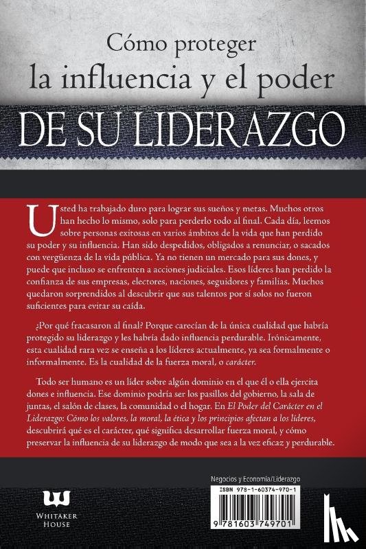 Myles Munroe, Munroe - El Poder del Caracter En El Liderazgo