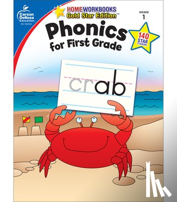Carson Dellosa Education - Phonics for First Grade, Grade 1: Gold Star Edition Volume 11