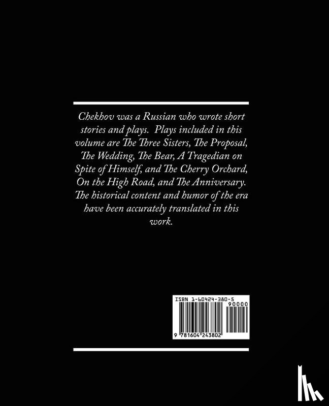 Checkov, Anton, Anton Chekhov, Chekhov, Anton Chekhov - Plays by Anton Chekhov