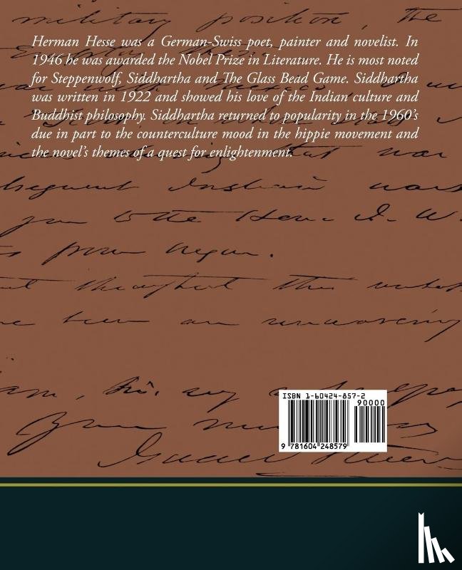 Herman Hesse, Hesse, Herman Hesse - Siddhartha