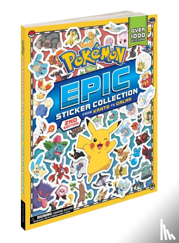 Pikachu Press - Pokemon Epic Sticker Collection 2nd Edition: From Kanto to Galar