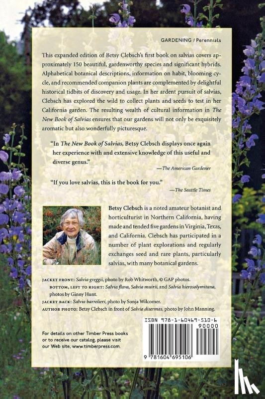 Clebsch, Betsy - The New Book of Salvias