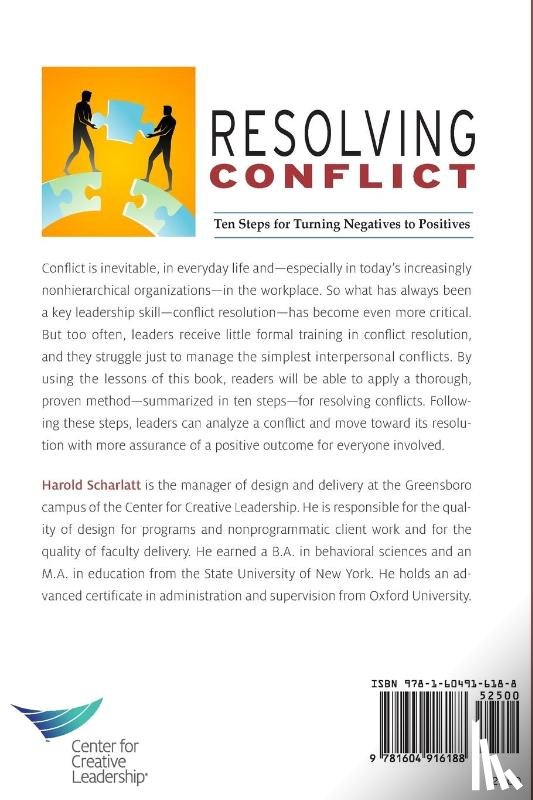 Scharlatt, Harold - Resolving Conflict
