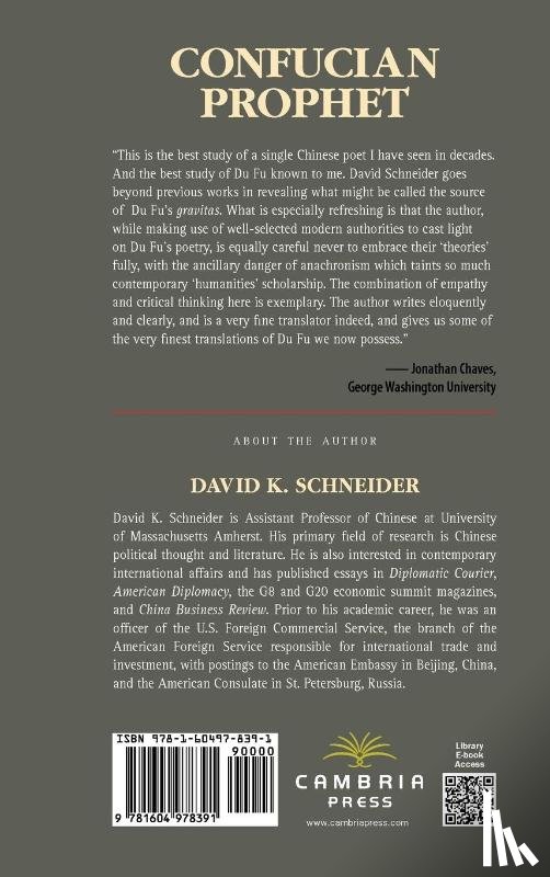 Schneider, David K - Confucian Prophet
