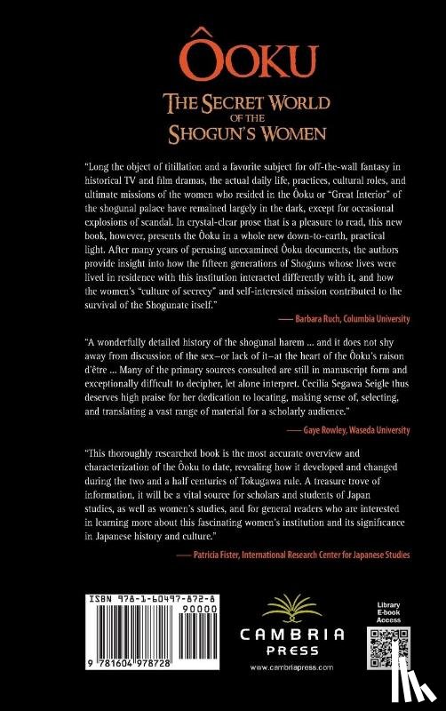 Seigle, Cecilia Segawa, Chance, Linda H - Aooku, the Secret World of the Shogun's Women