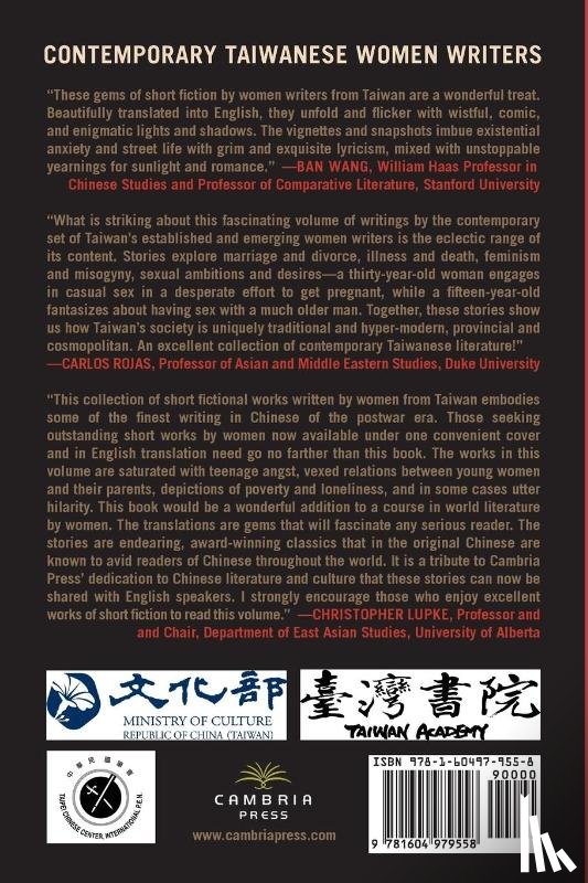 Stalling, Jonathan (University of Oklahoma), Lin, Tai-Man, Leung, Yanwing - Contemporary Taiwanese Women Writers