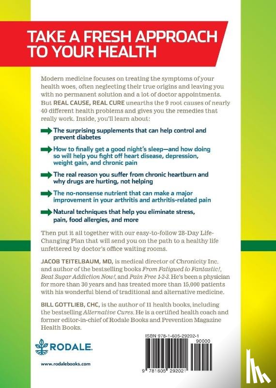 Teitelbaum, Jacob, Gottlieb, Bill - Real Cause, Real Cure