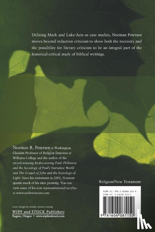 Petersen, Norman R - Literary Criticism for New Testament Critics