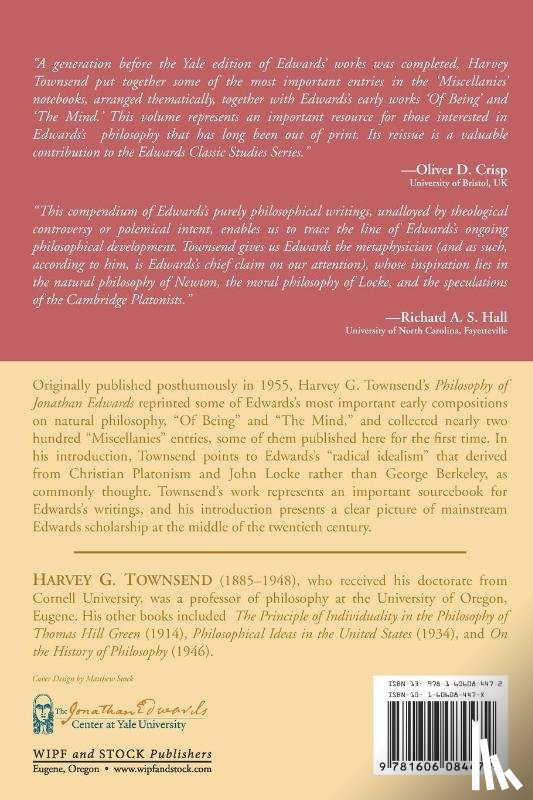 Edwards, Jonathan - The Philosophy of Jonathan Edwards
