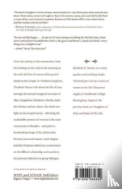 Watson, Elizabeth G - Wisdom's Daughters