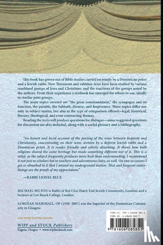 Hilton, Rabbi Michael, Marshall, Gordian - The Gospels and Rabbinic Judaism