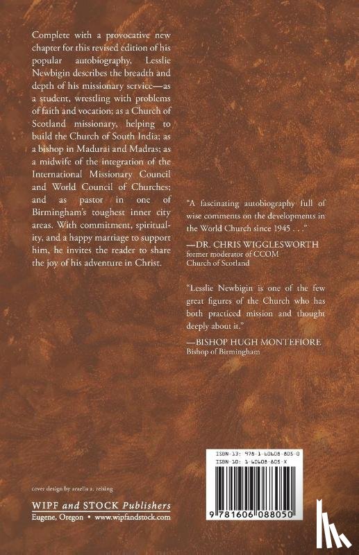 Newbigin, Lesslie - Unfinished Agenda