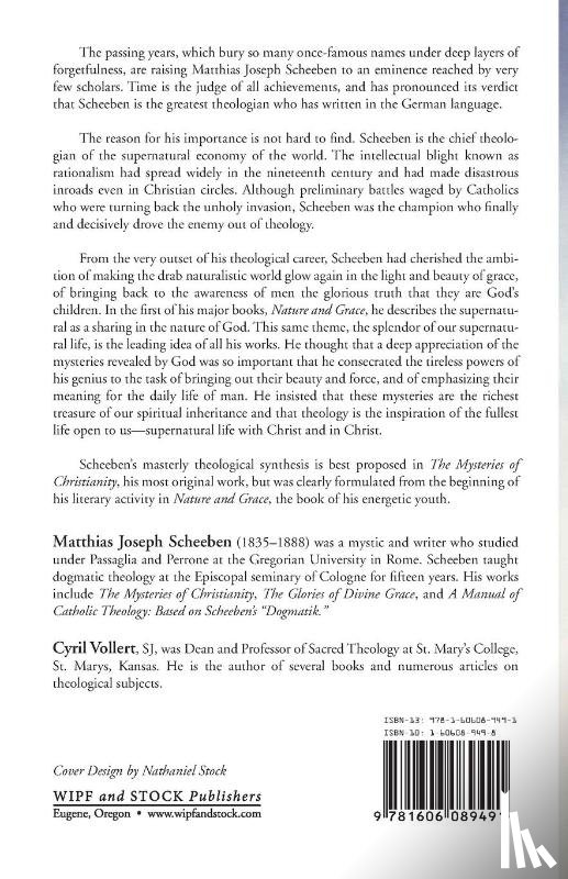 Scheeben, Matthias Joseph - Nature and Grace